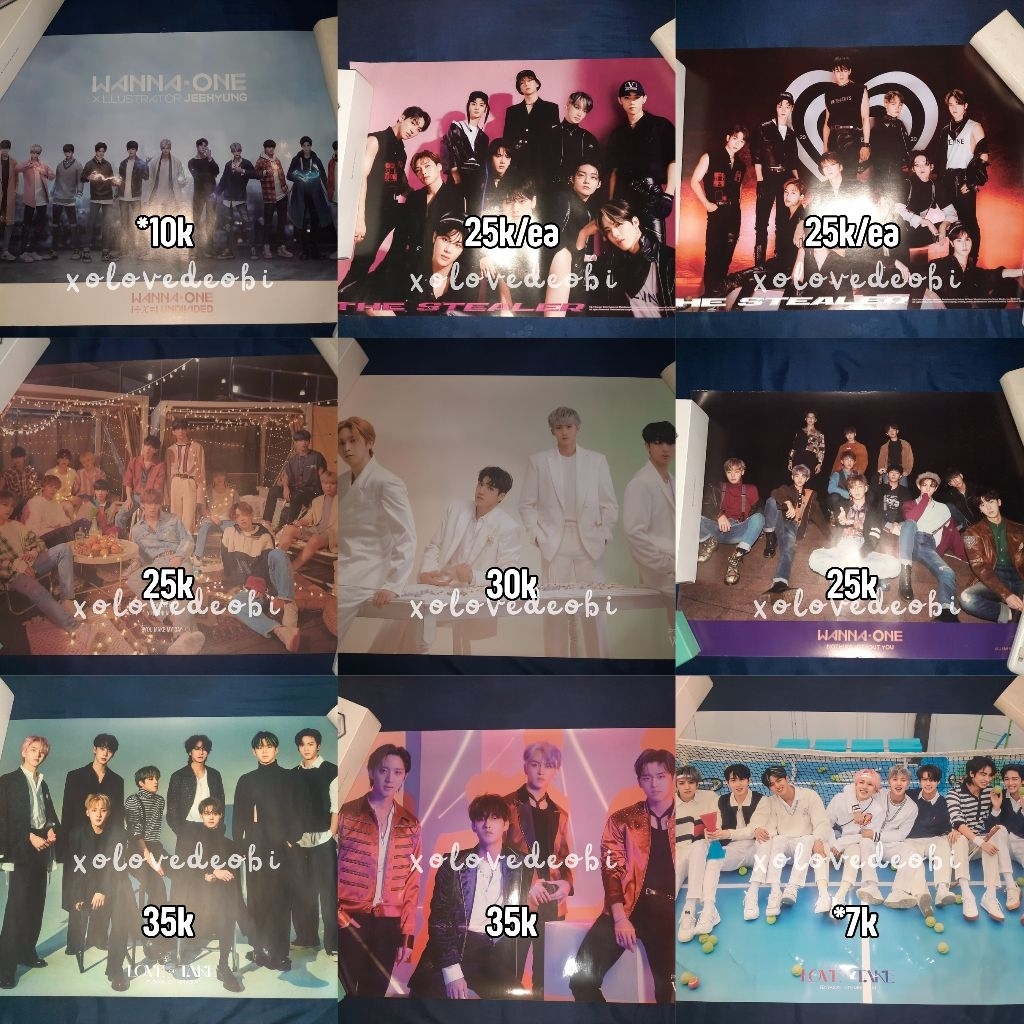 rolled poster official exo d.o kyungsoo the boyz treasure pentagon wanna one seventeen nct 127 kyuhy