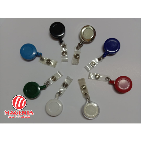 

Yoyo ID Card Holder Gulung / Retractable Badge Holder – Klip Jepit Belakang