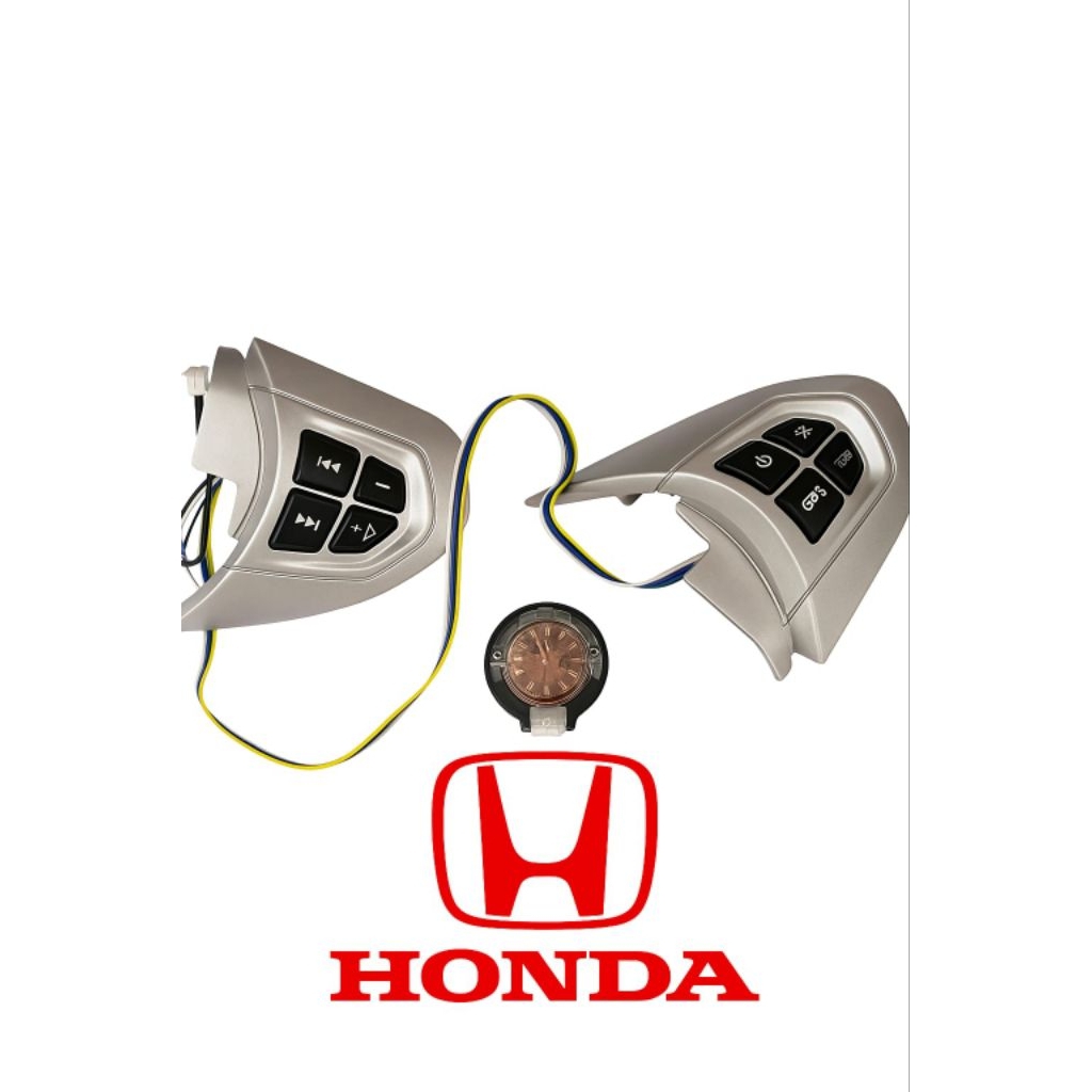 Tombol remote stir audio mobil Honda Brio
