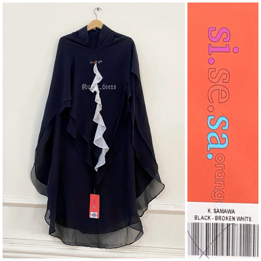 khimar sisesa black white