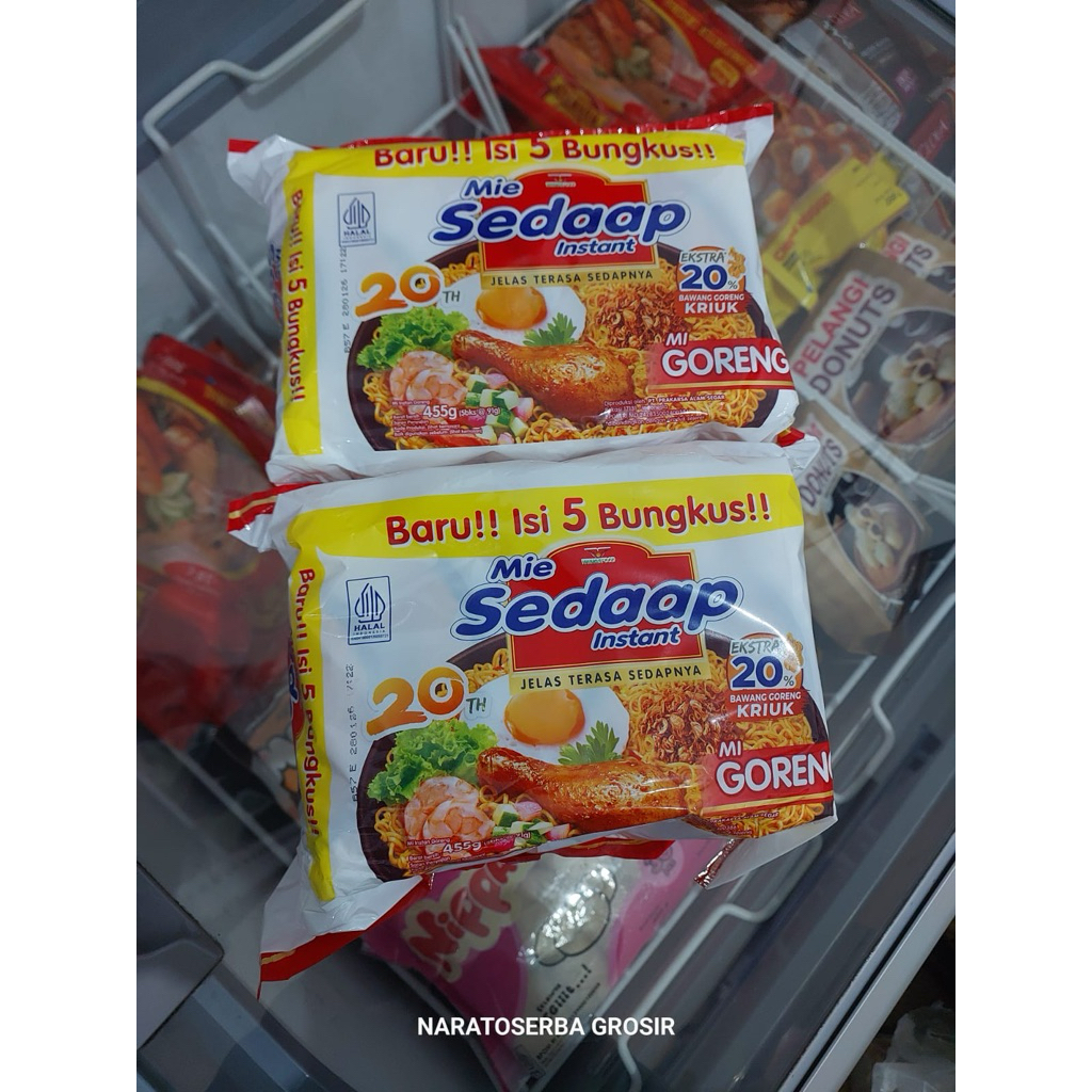 

Mie Sedaap Isi 5bks | Mie Goreng | Mie Sedap Goreng Paketan
