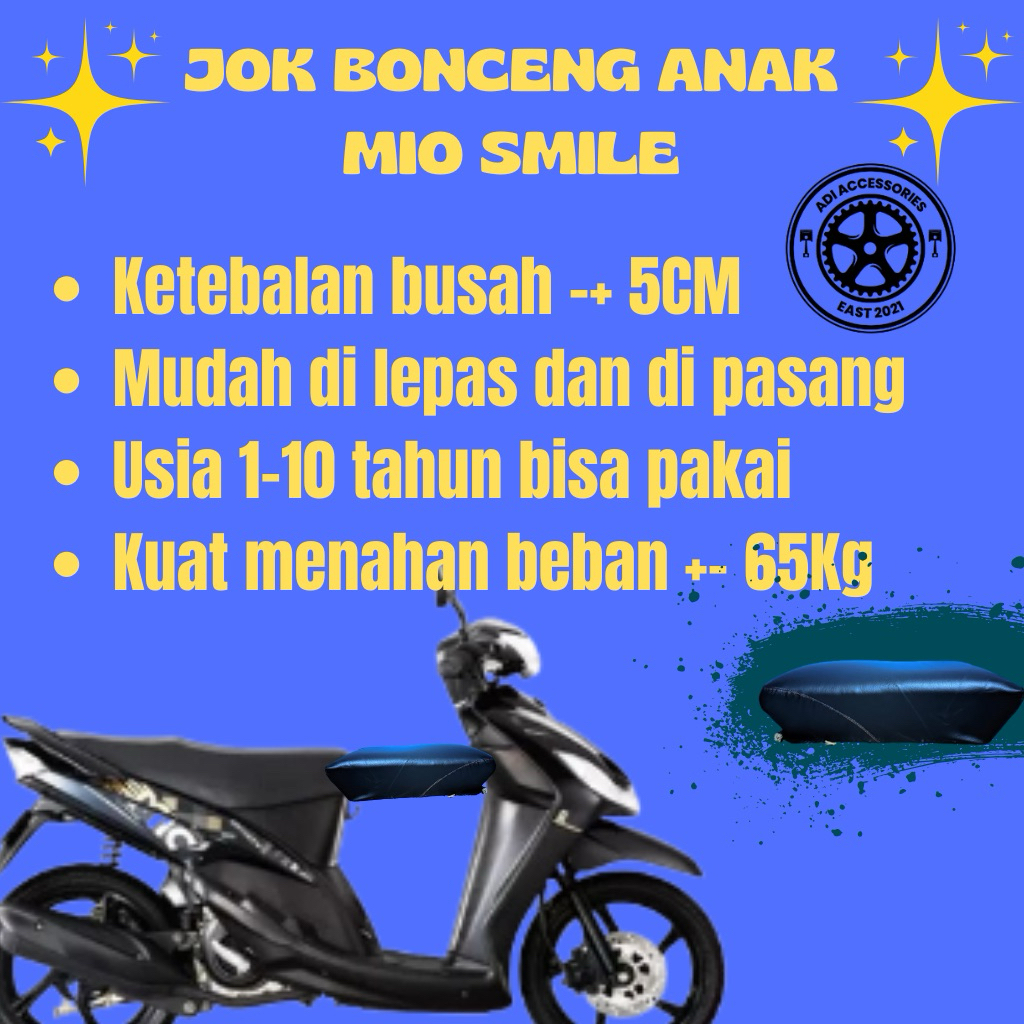 Jok Boncengan Anak Motor MIO SMILE & MIO SPORTY Dudukan Anak Motor Matic