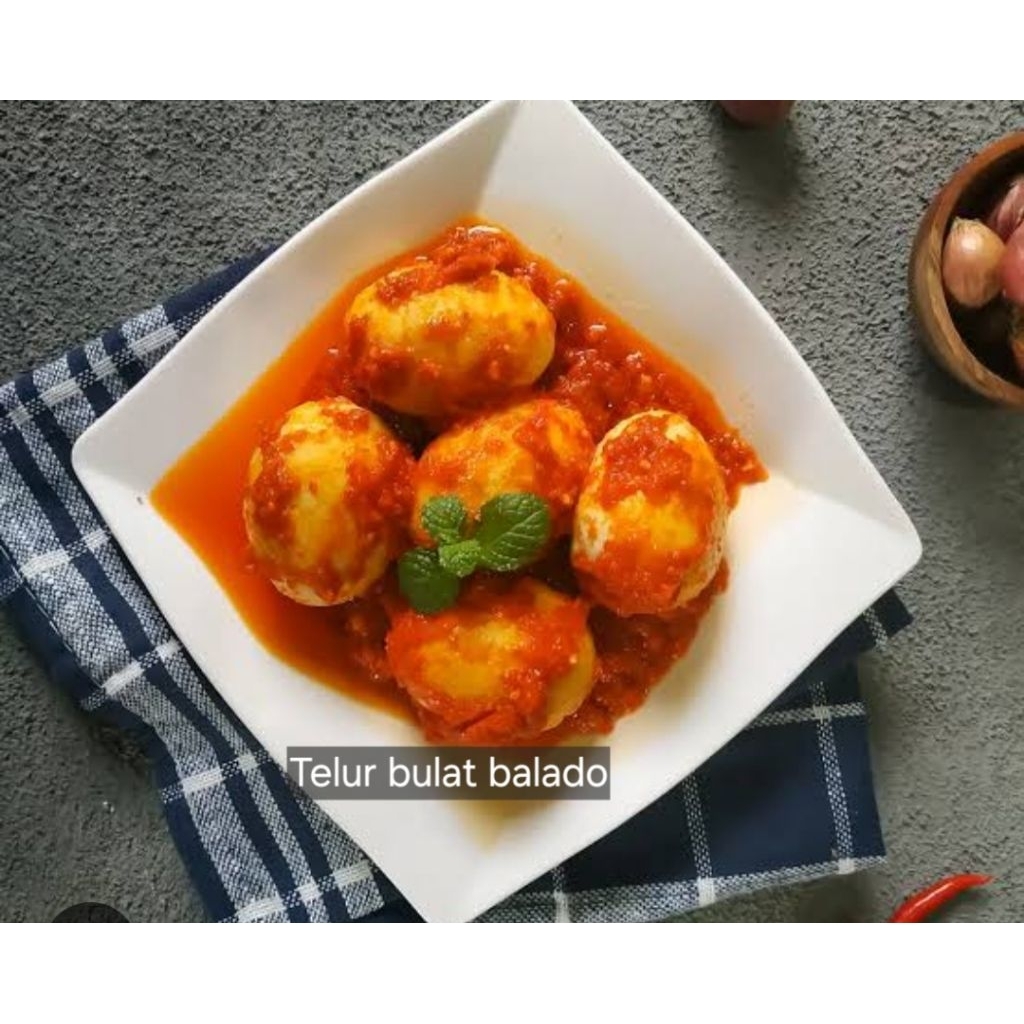 

Telur bulat balado 5pcs