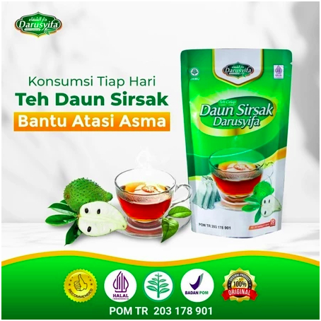 

Teh Celup Daun Sirsak Darusyifa Isi 20 Kantong Tea