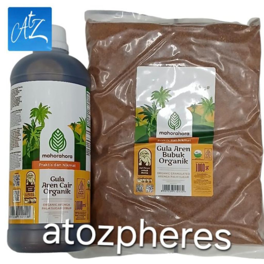 

Gula aren bubuk cair organik PRAKTIS & NIKMAT halal MUI mahorahora Organic Granulated 1kg 1000g Syrup 1L 1000ml Arenga Palm Sugar