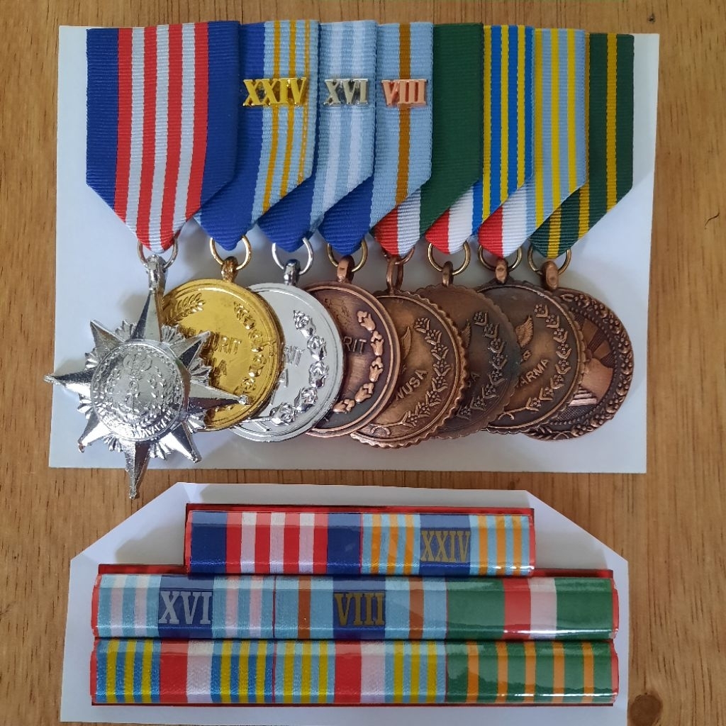 [NARARYA ID] PDH Prisma & PDU 1 Medali Besar / Satya Lencana TNI POLRI POLISI PNS PRAMUKA MENWA dll