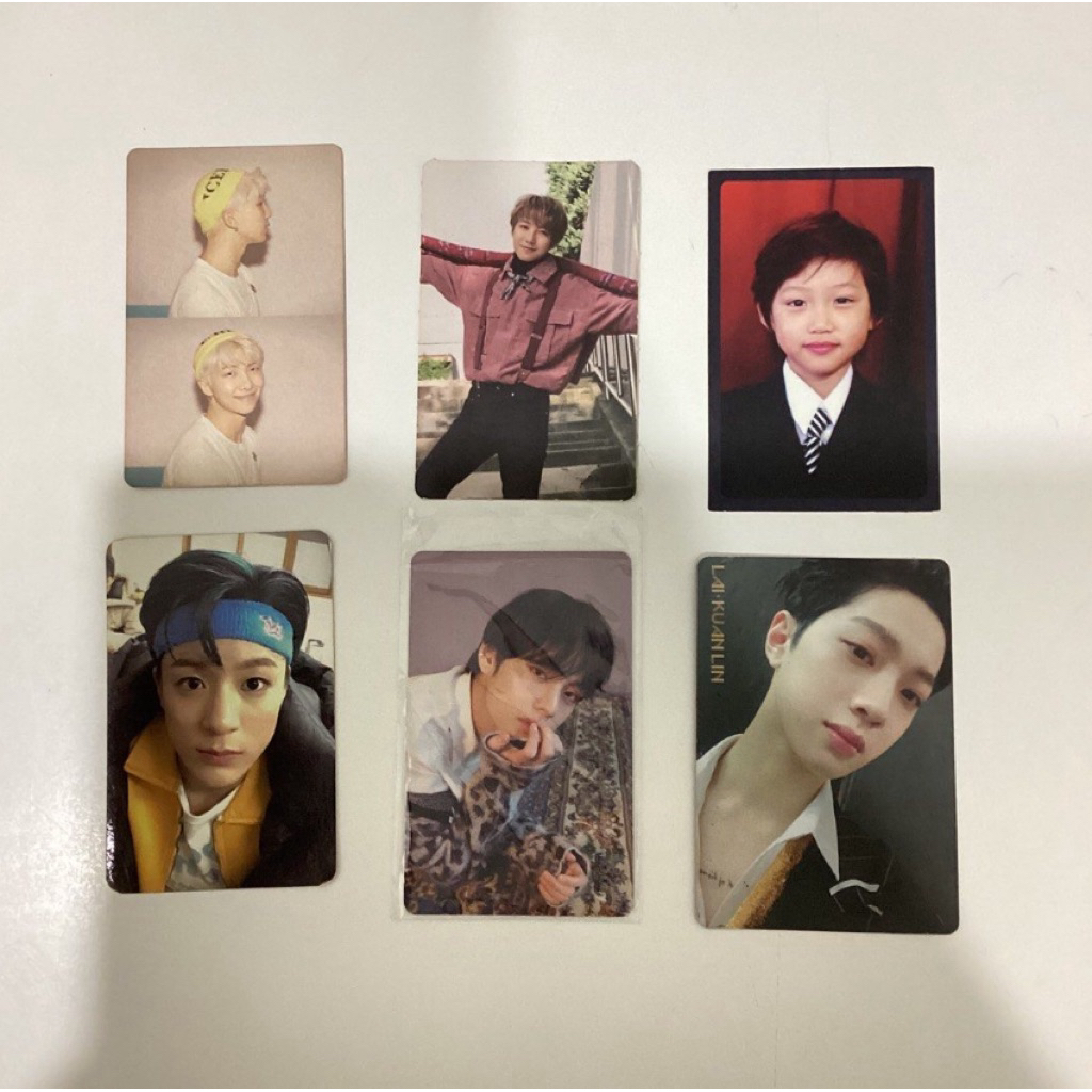 PC Photocard Official BTS RM Namjoon, V Taehyung , NCT Dream Jeno, Renjun, Stray Kids Felix, Wanna O