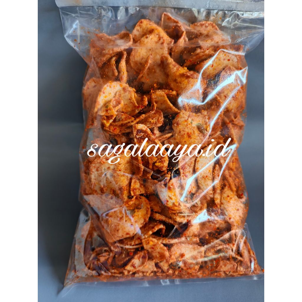 

basreng bulat ektra pedas daun jeruk isi 1kg