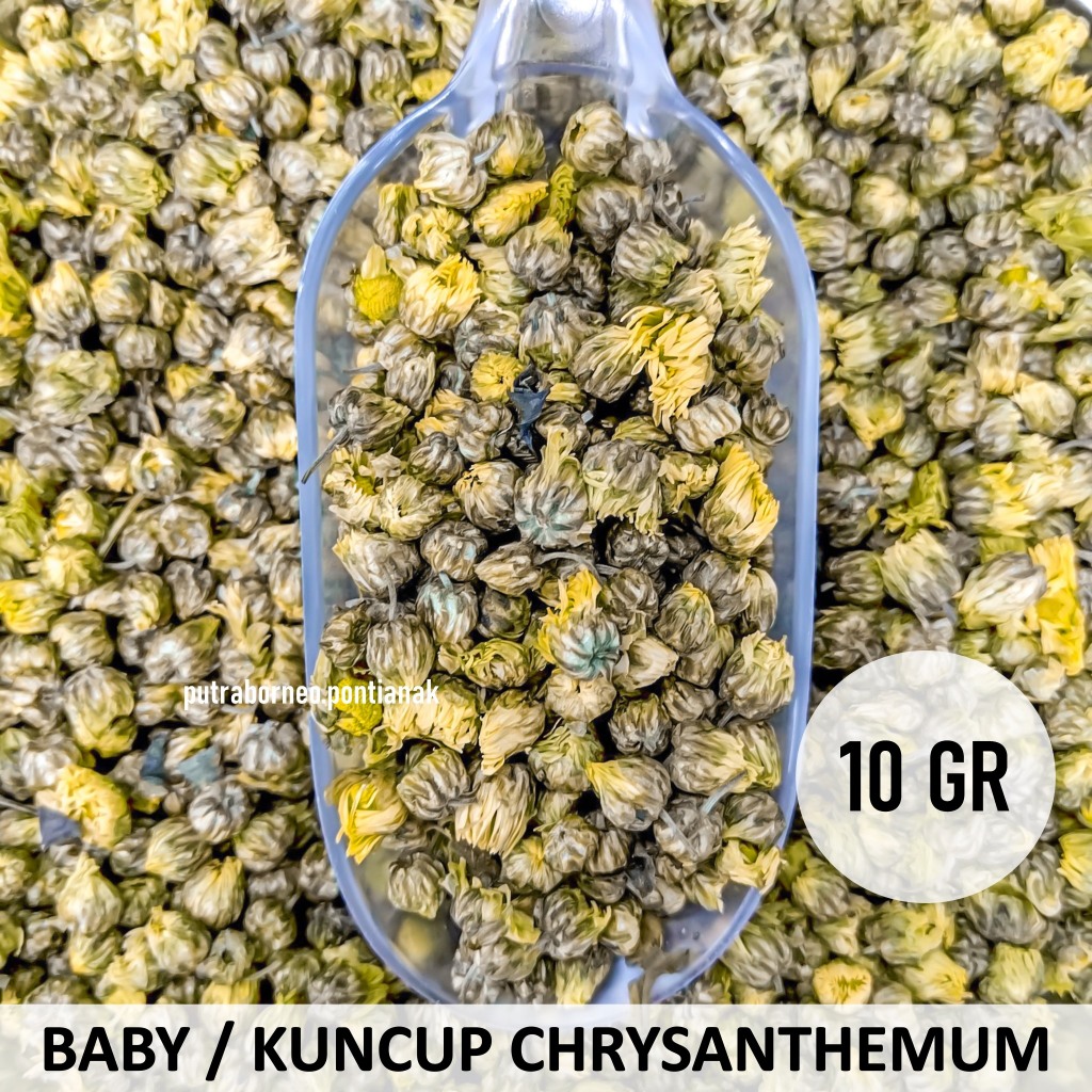 

[Praktis] Teh Bunga Krisan 10 gr / Baby Chrysanthemum / Teh Herbal Kuncup Bunga Krisan Kering