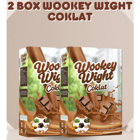 

2 BOX PAKET HEMAT!!! Wookey Weight COKLAT Susu Penambah BB Terpercaya Ampuh 100%