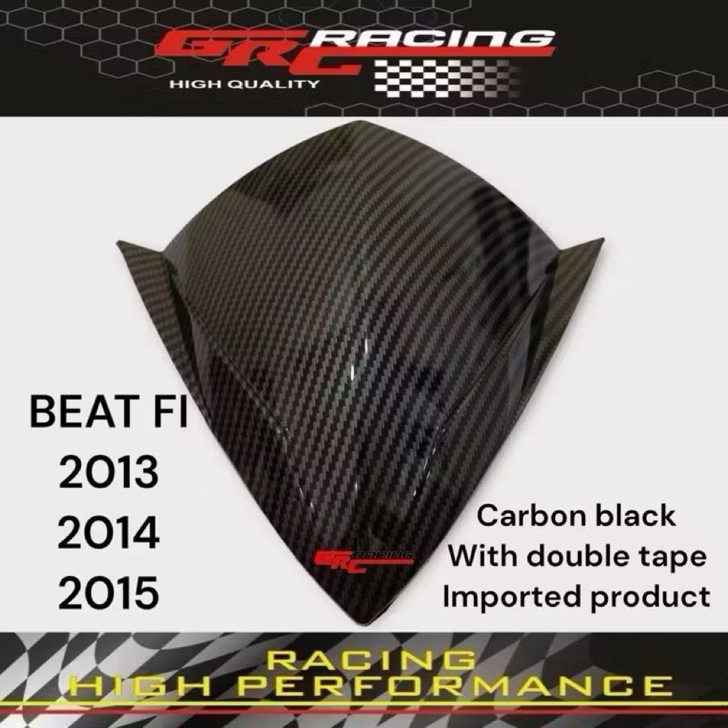 PREMIUM IMPORT VISOR HONDA BEAT FI 2013-2015  CARBON