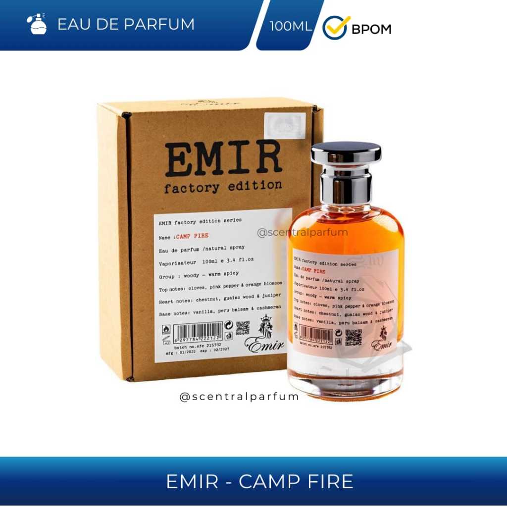 Emir Camp Fire EDP 100ML Parfum For Unisex