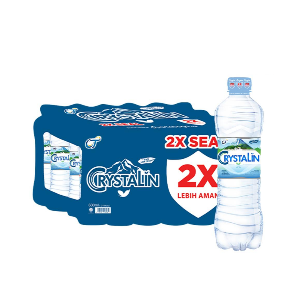

CRYSTALIN AIR MINERAL 600ML - 1 KARTON [24 BOTOL]