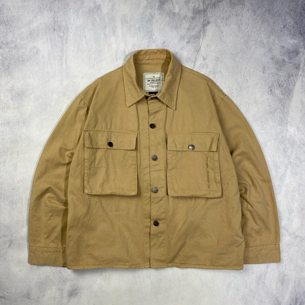 WV Project Military Fatigue M 43 HBT Repro WWII Jacket Casual Harrington Work Jacket l