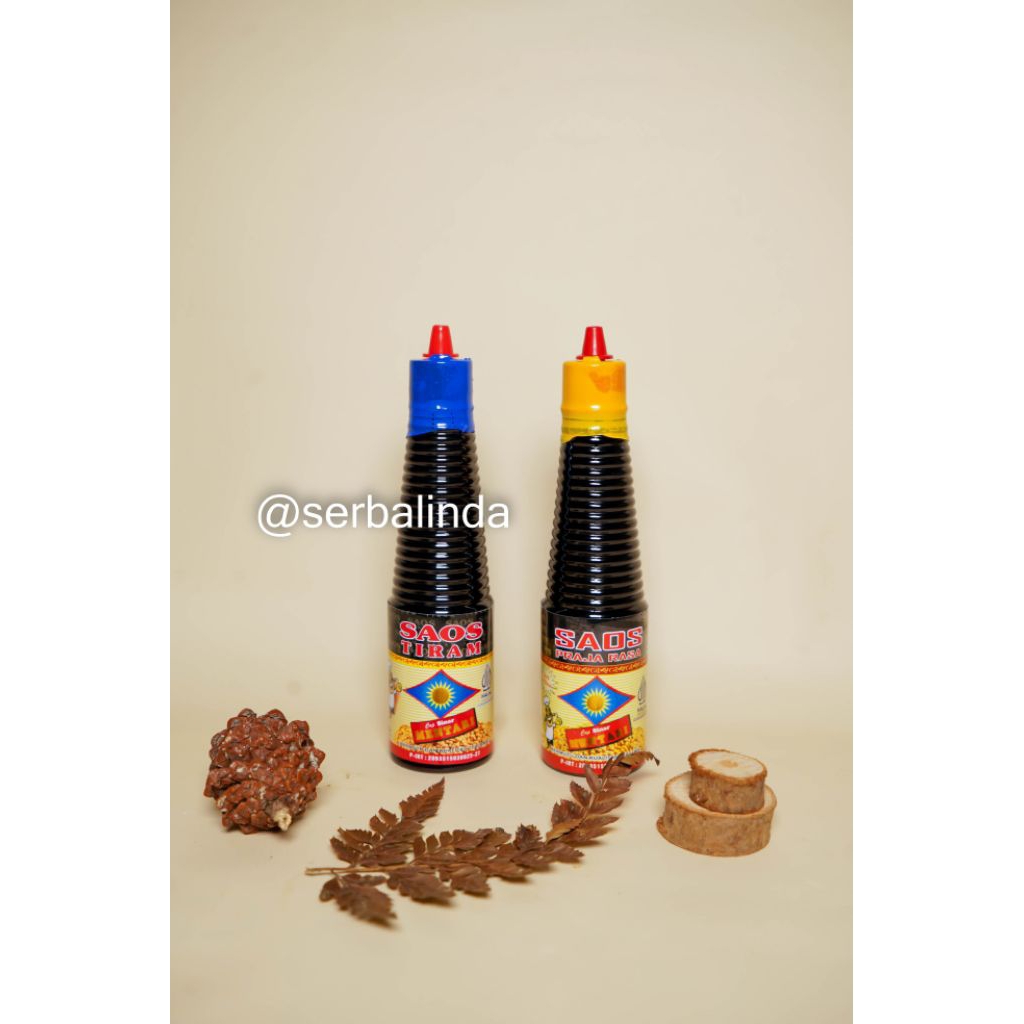 

Paket 2pcs Saos (Saos Praja rasa dan Saos Tiram) lebih murah halal cap sinar mentari bumbu masakan penyedap