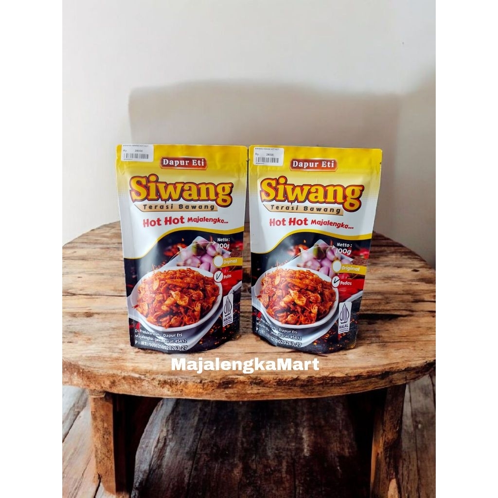 

Terasi Bawang SIWANG HOT HOT, Terasi Bawang Original, Pedas Majalengka Mart