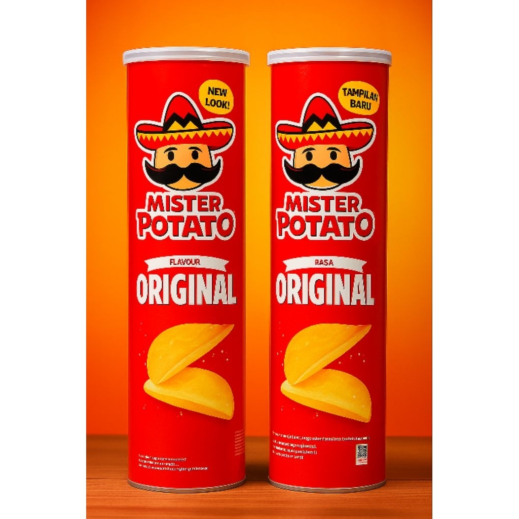 

Mister Potato Kripik-rasa Original | 2 pcs