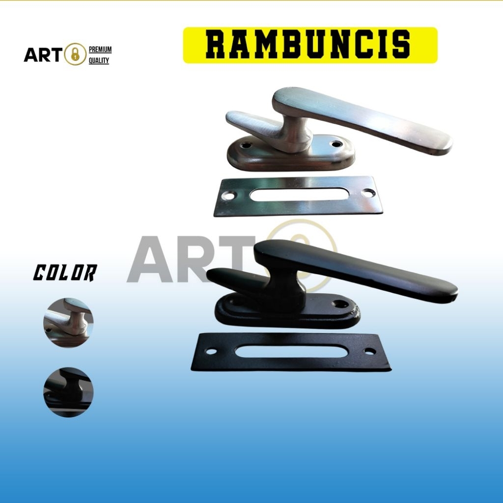 panolet - grendel rambuncis - rambuncis - pengunci jendela