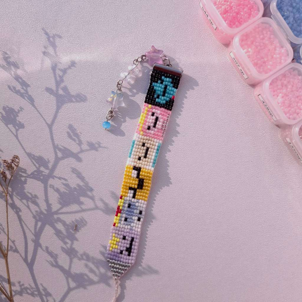 

[Pagippi] Adventure Time Beads Bookmark | Pembatas Buku Handmade