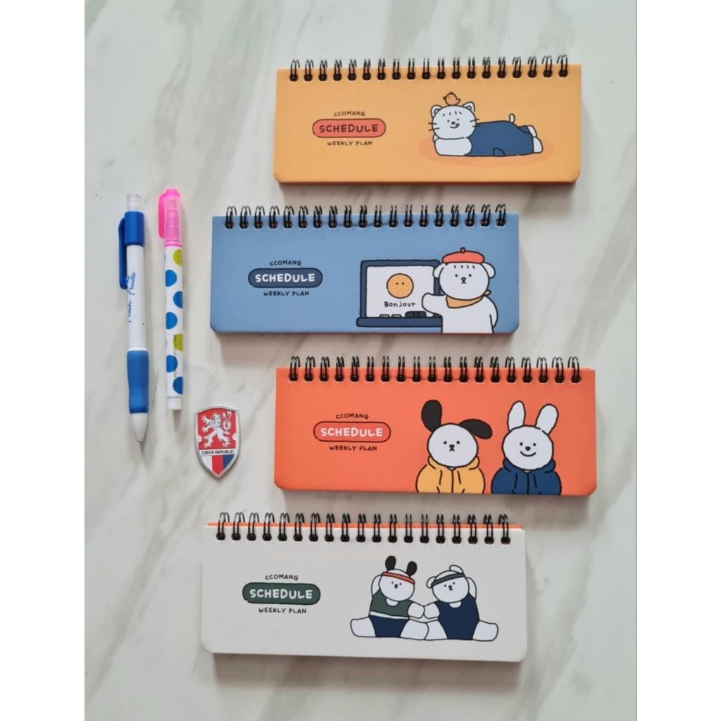 

Schedule Weekly Planner with animal design