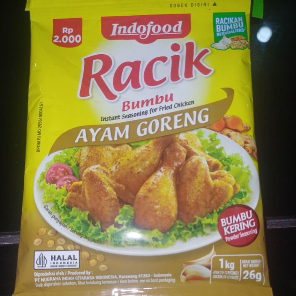

Racik ayam goreng 26 g