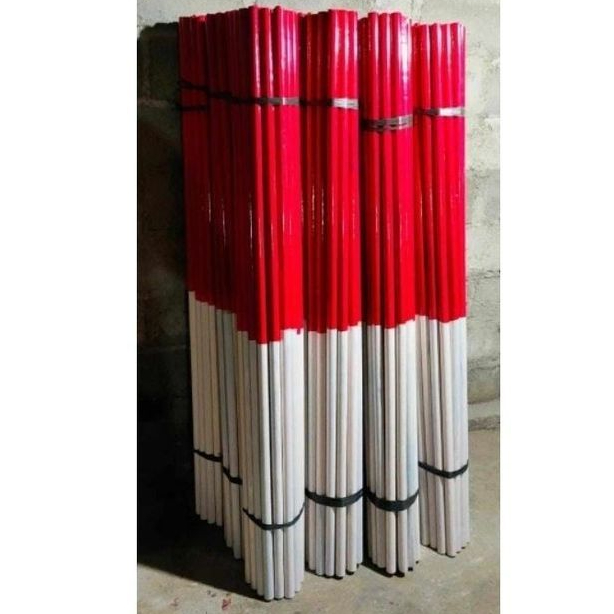 TONGKAT PRAMUKA SD MERAH PUTIH 160 CM / tongkat hiking camping merah putih