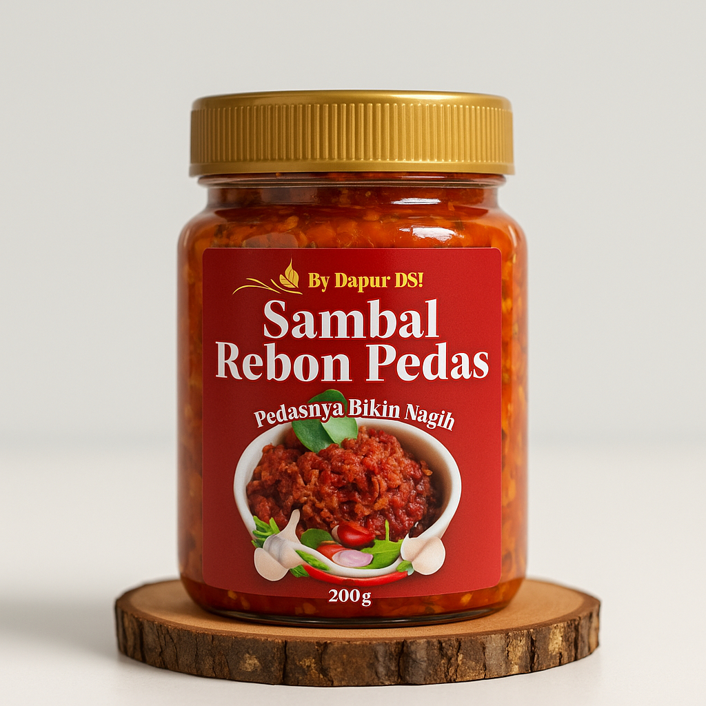 

Dapur by DSJ - Sambal Rebon Pedas 200gr