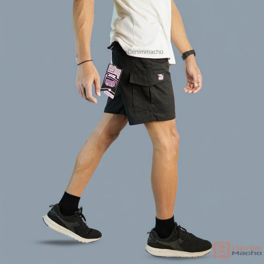 Celana Cargo Pendek Pria Rhodium Original Premium Size 28-33