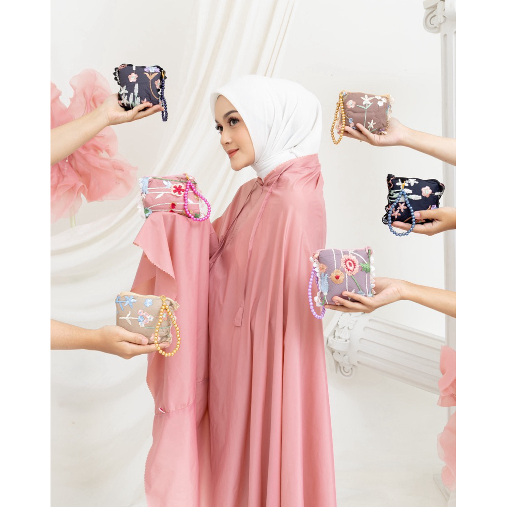 FAHIJABLOVE - MINI MUKENA PARASUT KOREA Brukat by Fahijablove