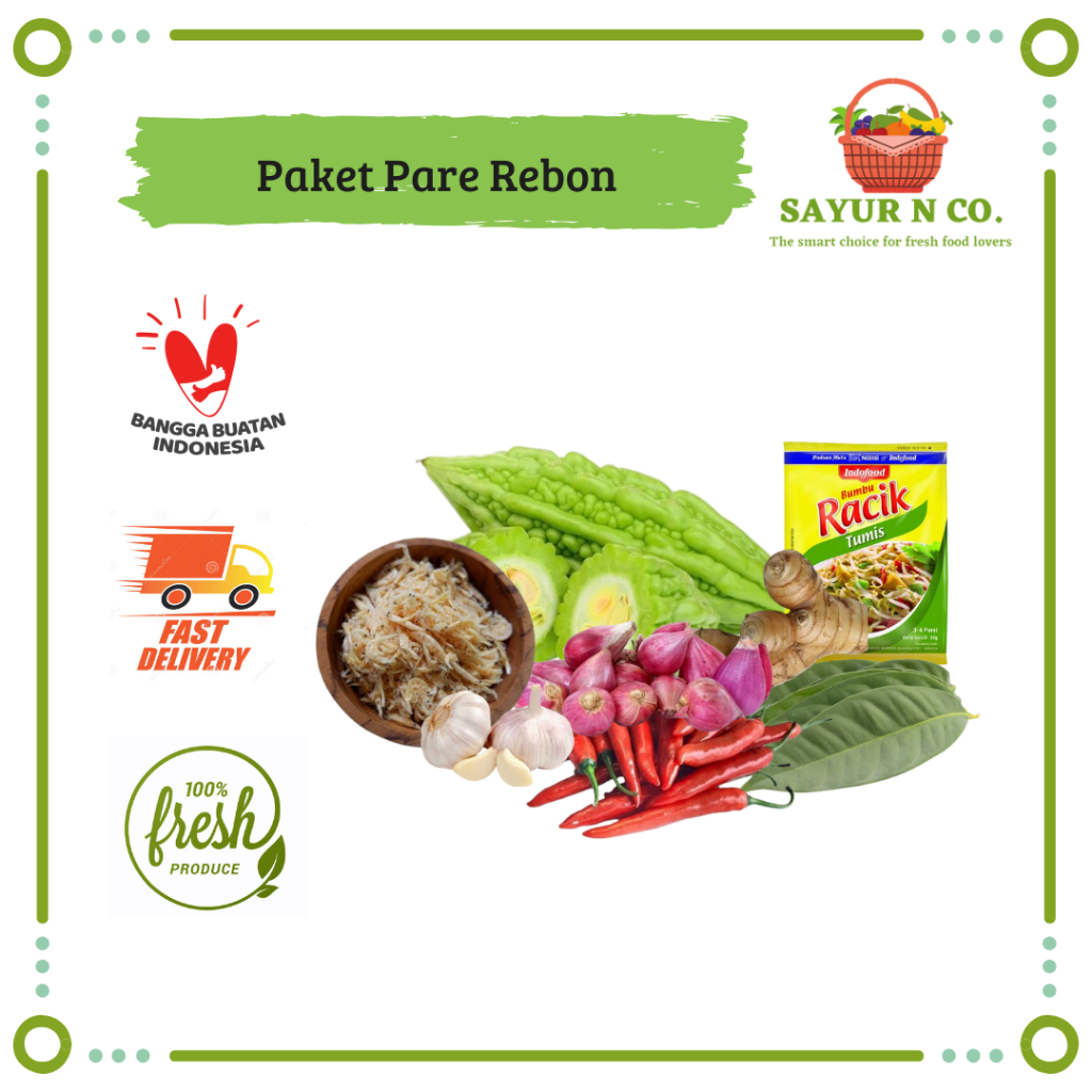 

Paket Masak Tumis Pare Rebon Segar | Sayur N Co Bekasi
