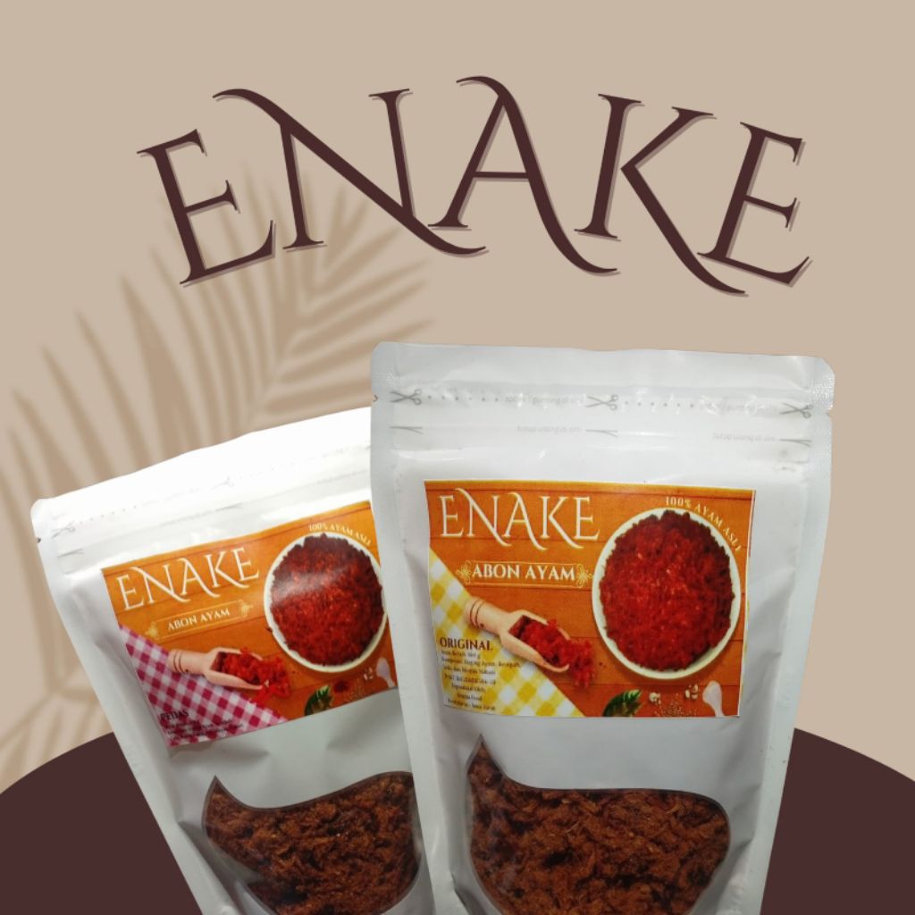 

ENAKE ABON AYAM ORIGINAL DAN PEDAS 100 g