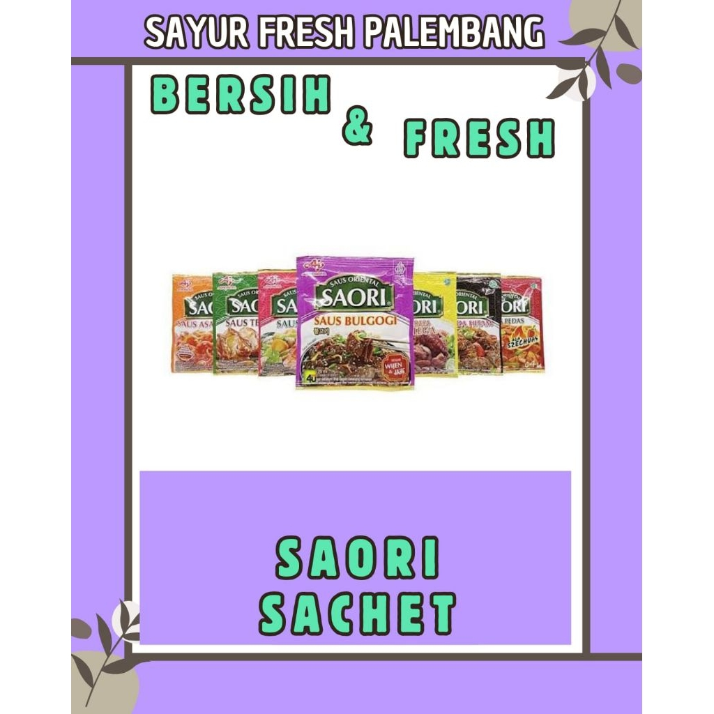 

SAORI SACHET ALL VARIAN - INSTAN PALEMBANG
