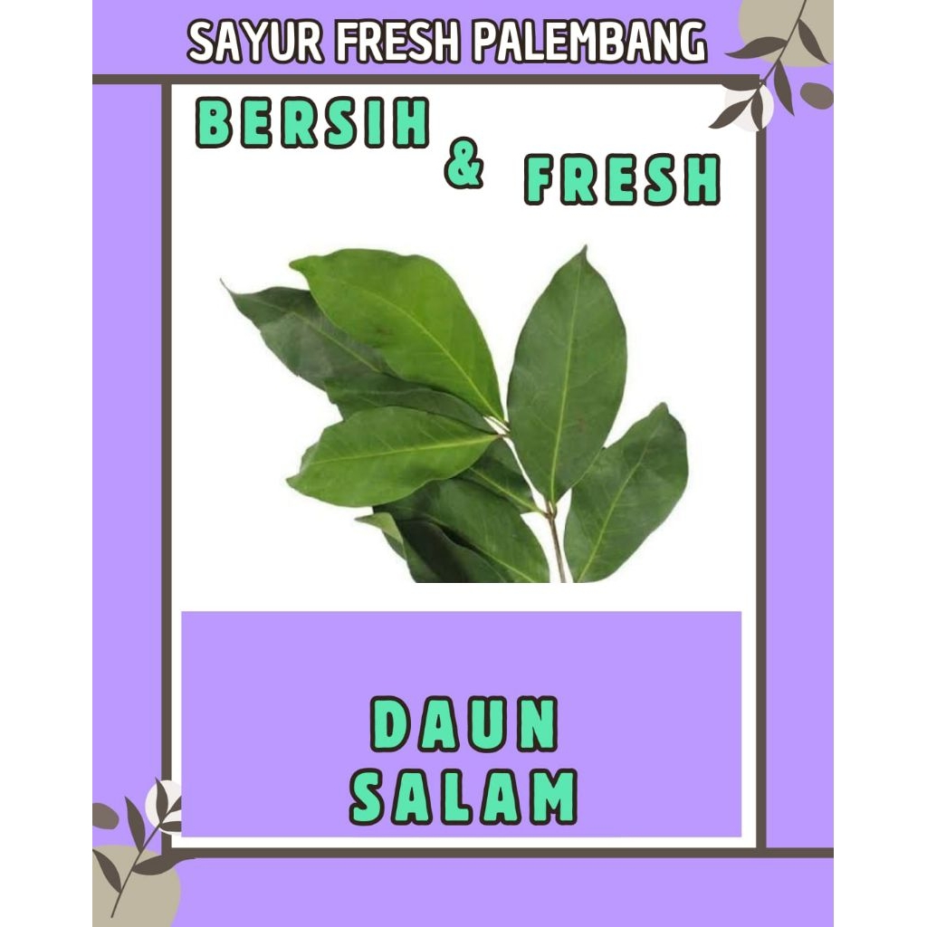 

DAUN SALAM PER IKAT - INSTAN PALEMBANG