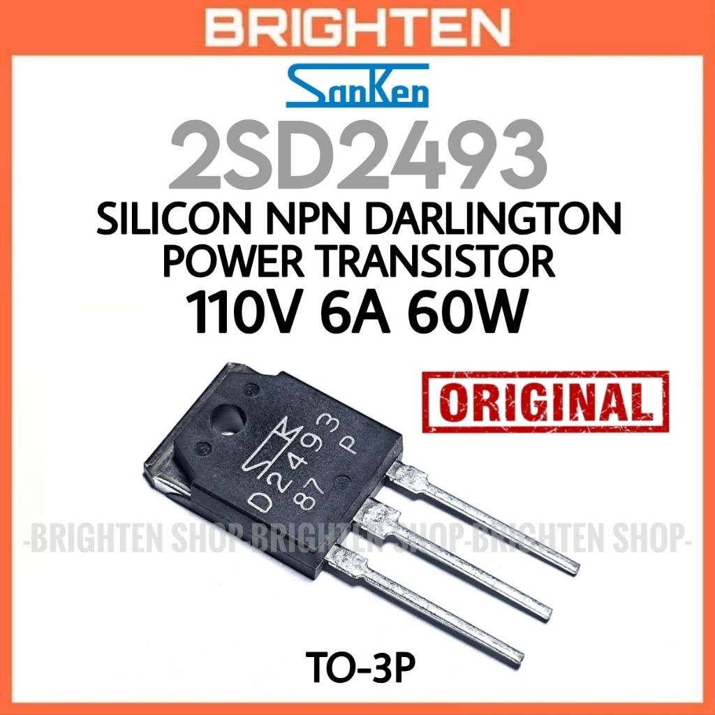 SANKEN 2SD2493 SILICON NPN DARLINGTON POWER TRANSISTOR D2493