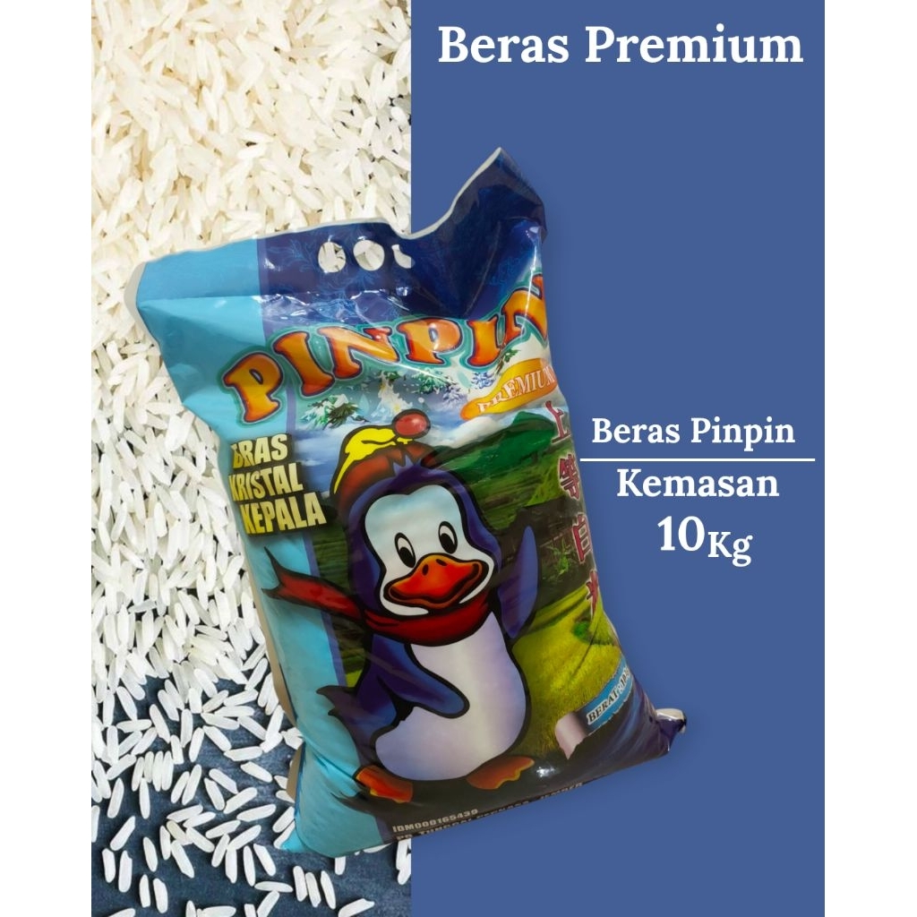 

Beras Pinpin Kemasan 10kg | Beras Premium Tanpa pengawet