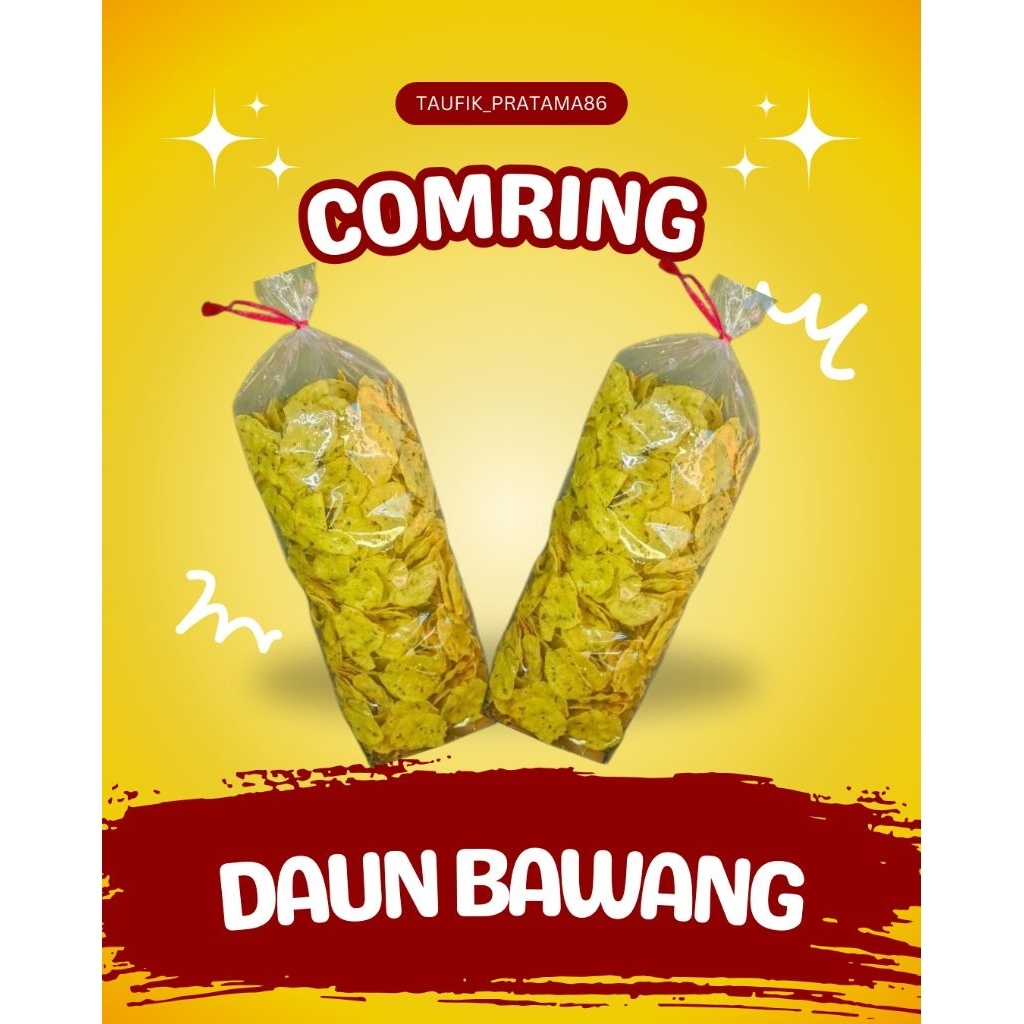

Comring daun bawang 500 gram cemilan tradisional khas ciamis best seller