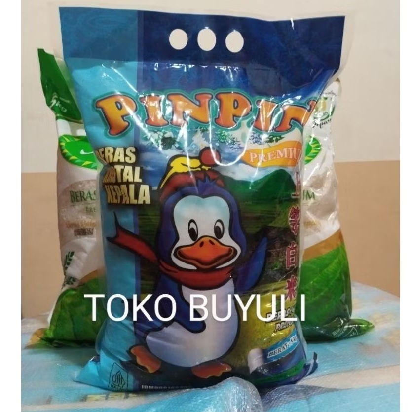 

BERAS PREMIUM PINPIN KEMASAN 5KG