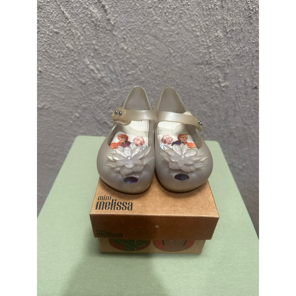 PRELOVED MINI MELISSA ULTRA GIRL FROZEN ORIGINAL - SEPATU ANAK PEREMPUAN