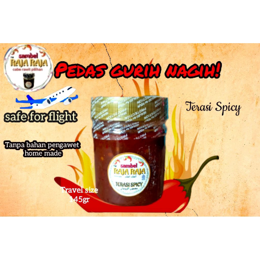 

Sambel Terasi Spicy 145gr {Sambel Raja Raja}