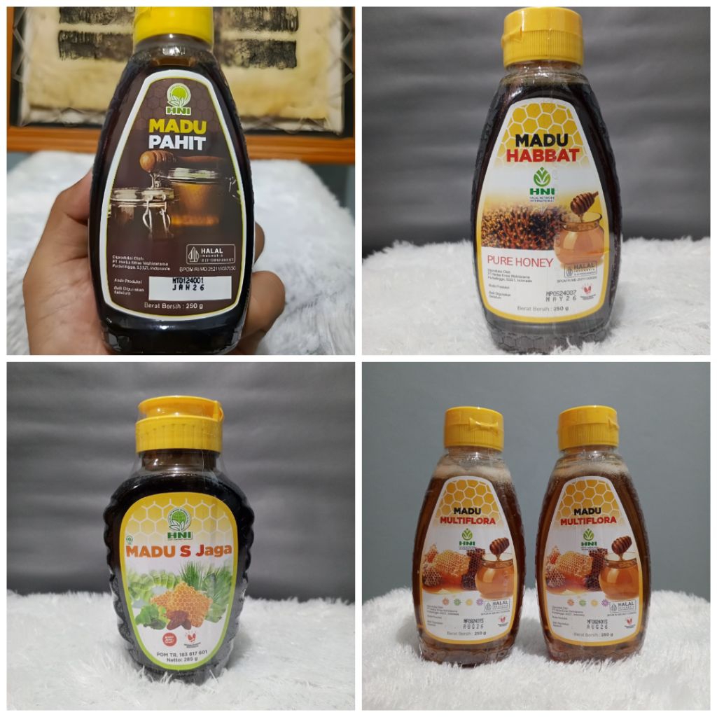 

Madu HNI HPAI All Variant Madu Pahit,Madu S Jaga,Madu Habbat Dan Madu Multiflora
