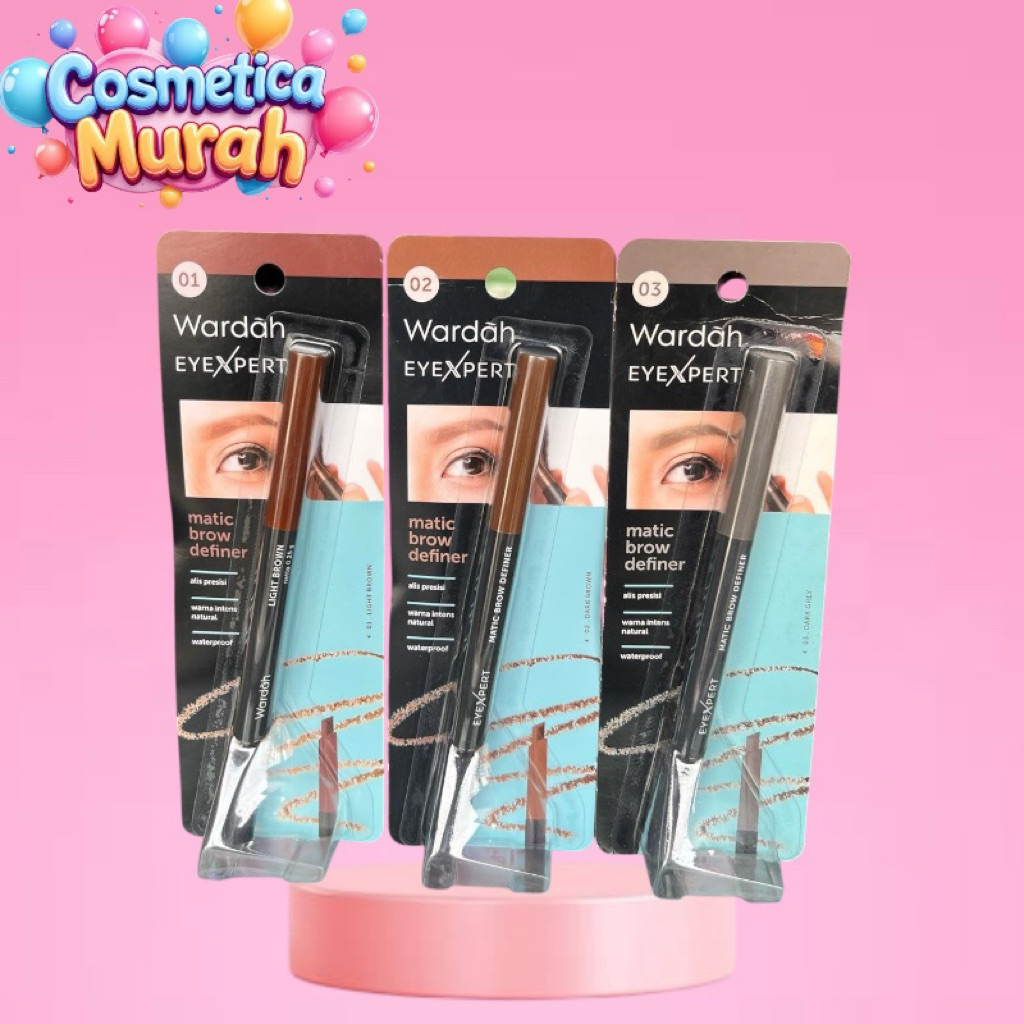 iu,ex] WARDAH EYEBROW MATIC DEFINER - EYEXPERT MATIC EYEBROW POWDERY AND SMOOTH