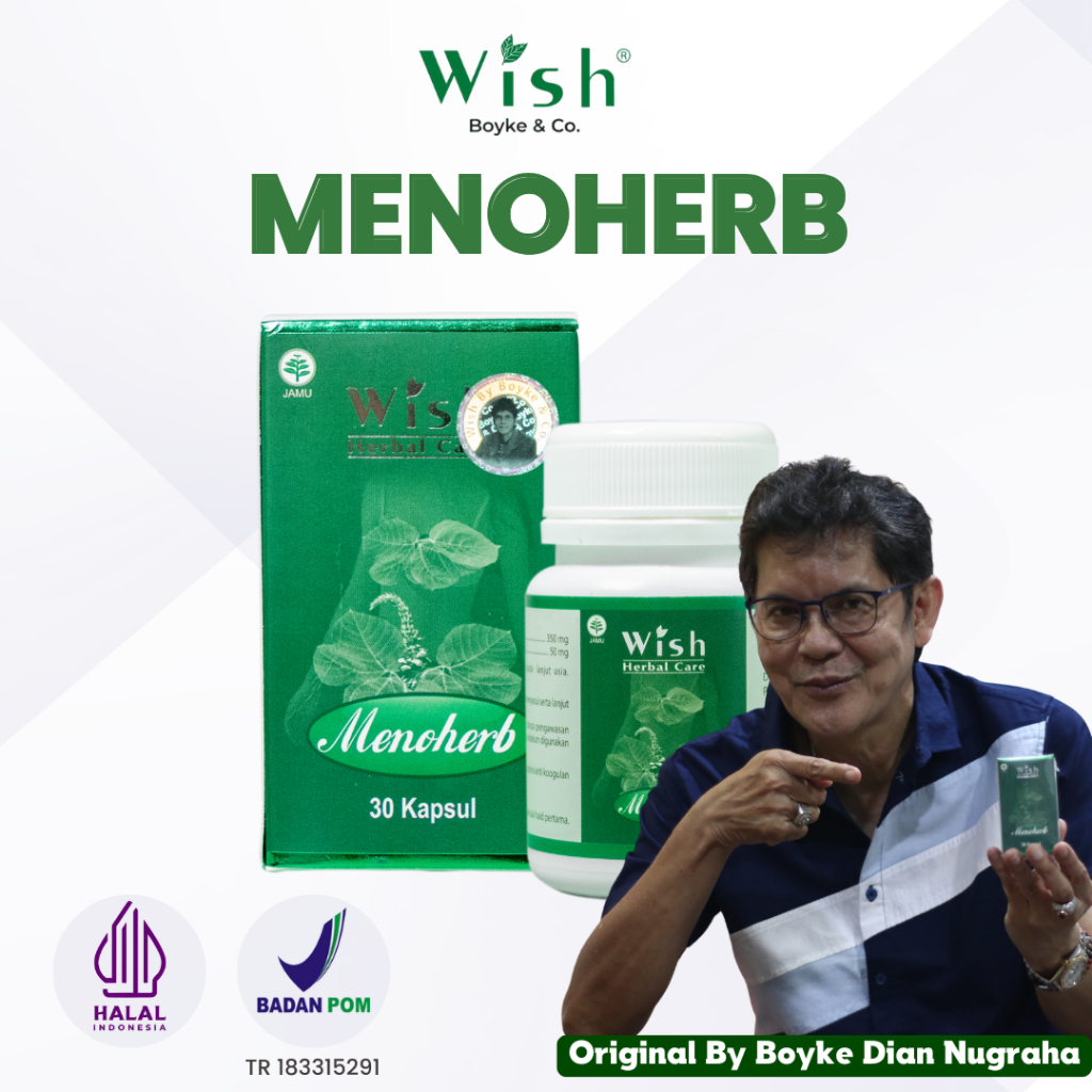 Wish Menoherb - 30 Kapsul Herbal Dokter Boyke