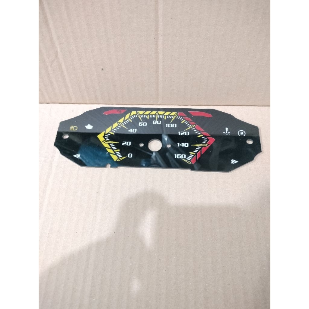 papan speedometer custom vario 125/150 led old penel speedometer vario led old