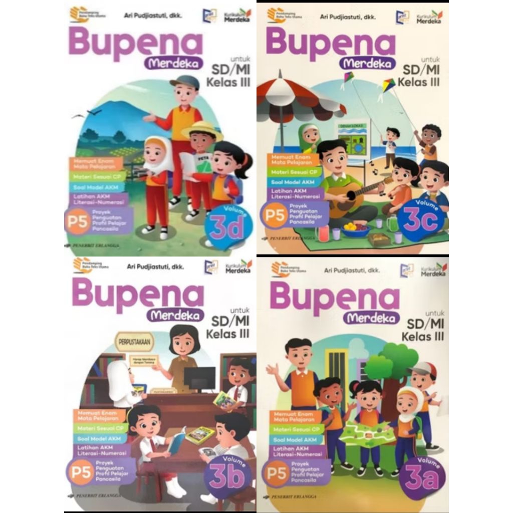 BUPENA KLS 3 SD Seri A, B, C, D,. KUMAR (BEKAS)