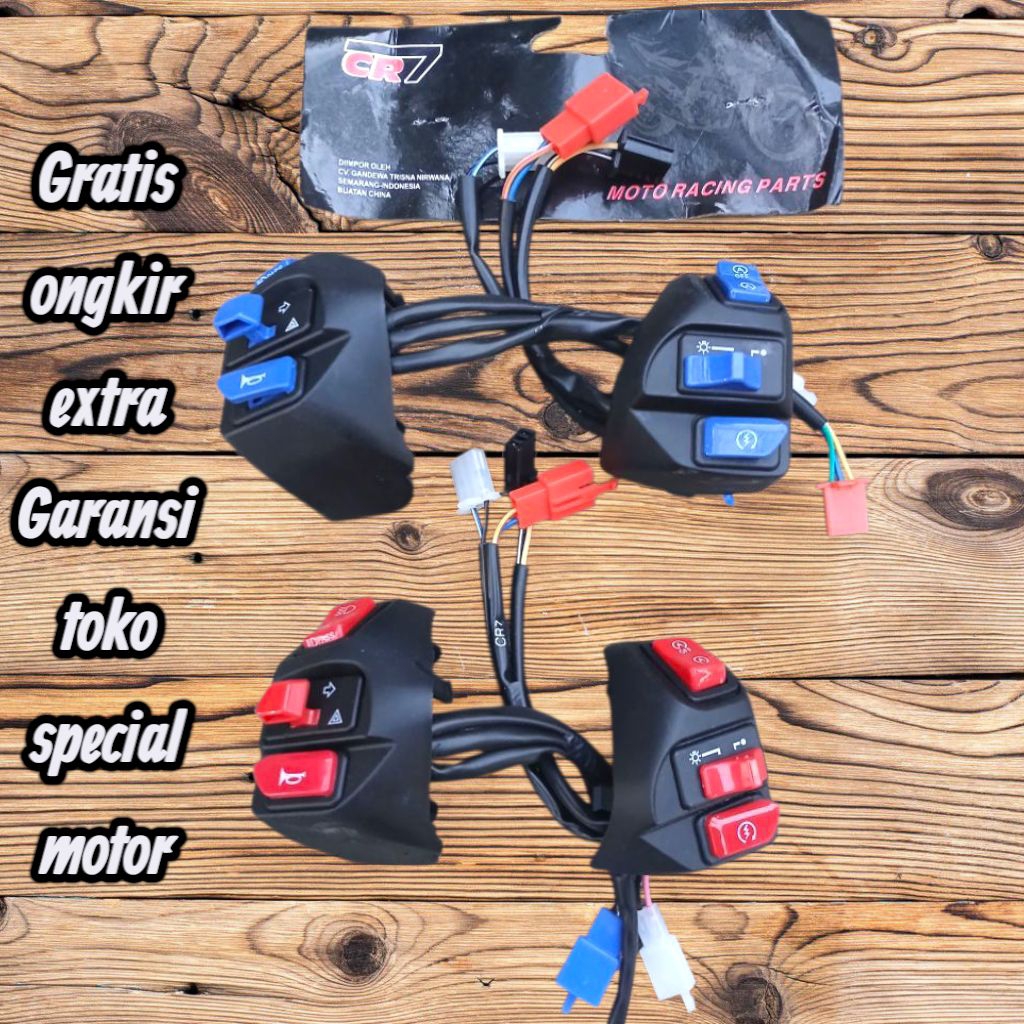 SAKLAR SET KIRI KANAN TOMBOL HAZARD MOTOR MIO AEROX MIO J MX M3 MIO SOUL GT HARGA GROSIR