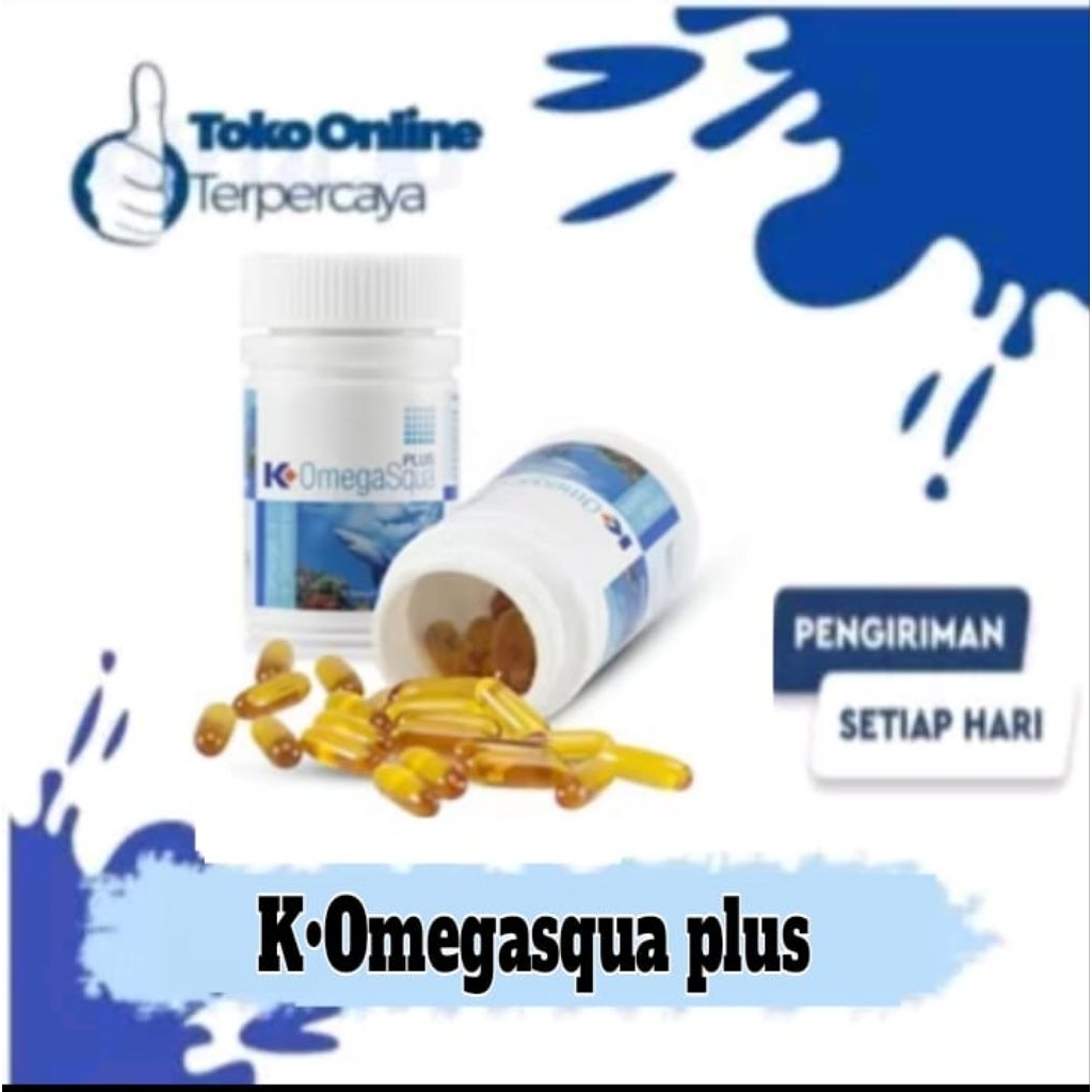 Omega Squa Plus K Link Omega 3 Isi 30 Softgel  Asli