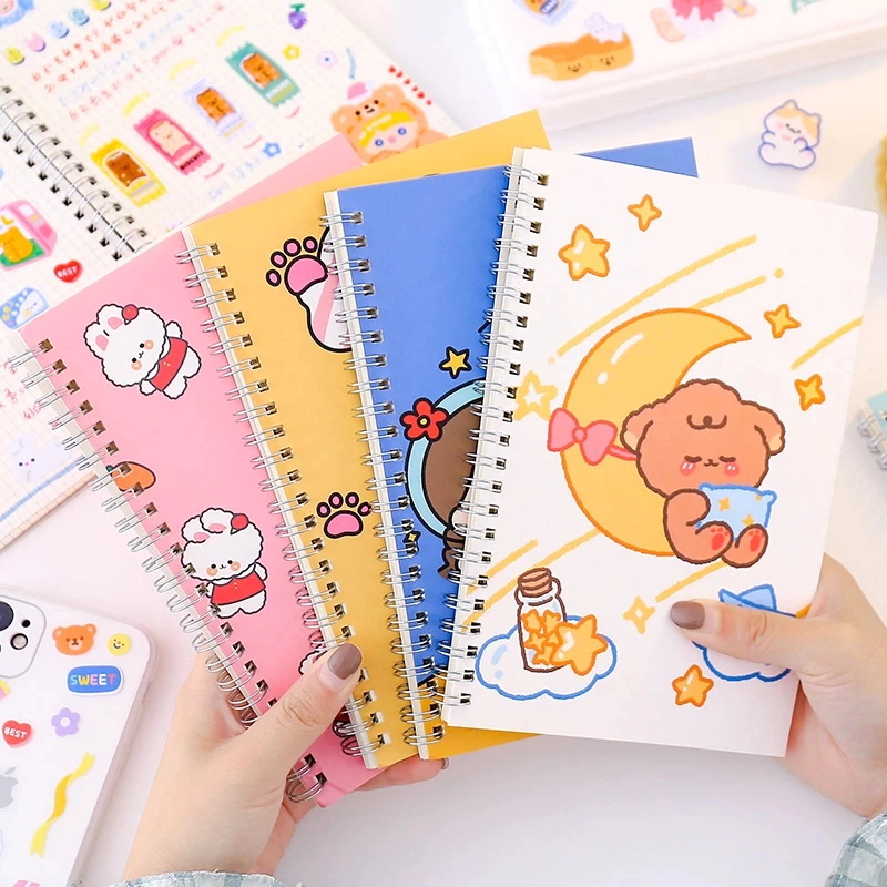

MS Notebook A5 Spiral Motif Lucu Aesthetic Motif Kartun Isi 60 Lembar Buku Catatan Garis