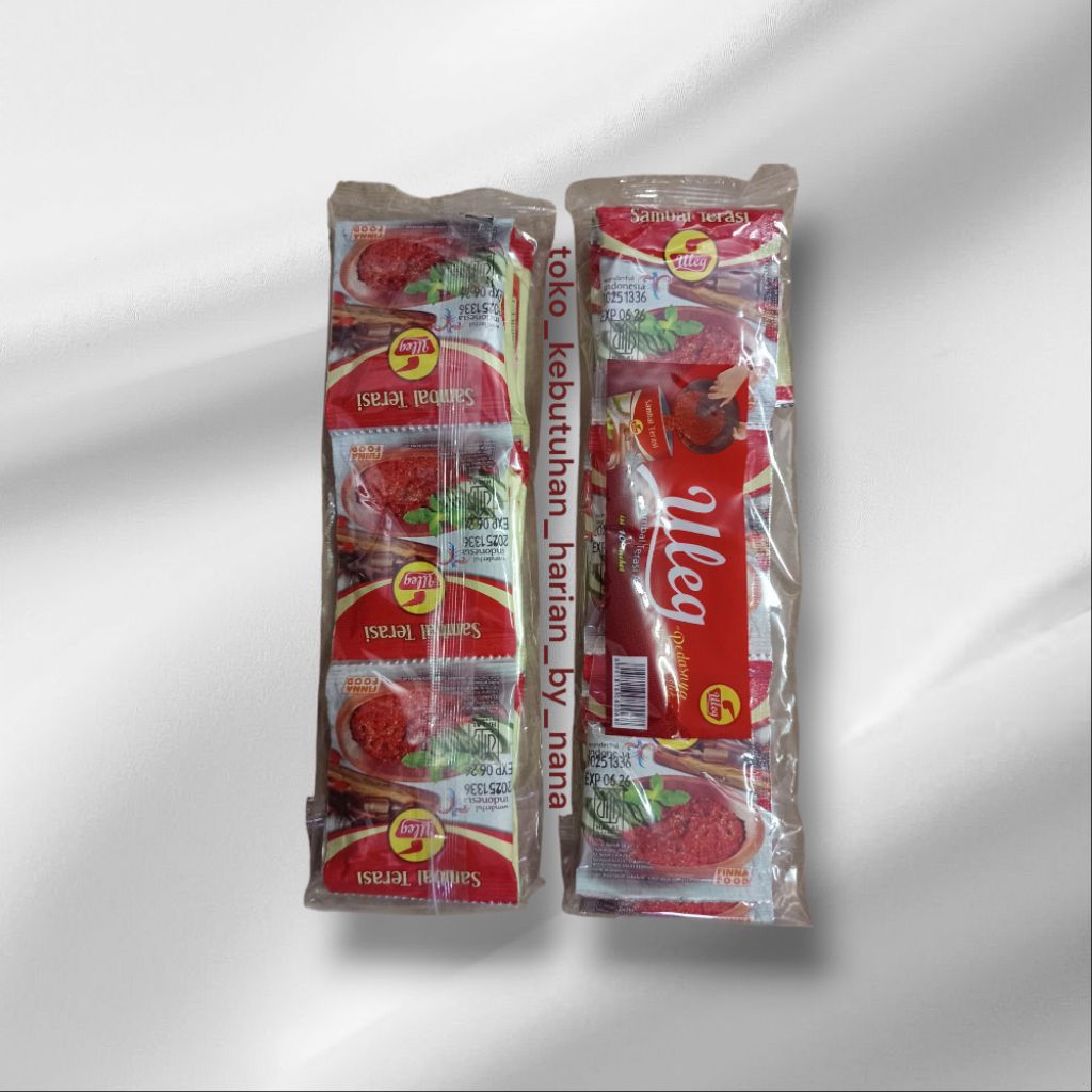 

Sambal Trasi Uleg Finna Food Renceng isi 10 Sachet