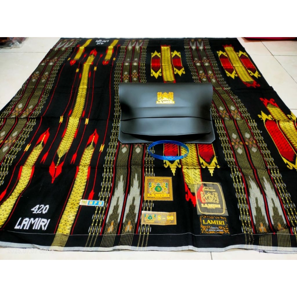 COD Sarung Lamiri king sultan MPM full sutra Benang Dobel 420