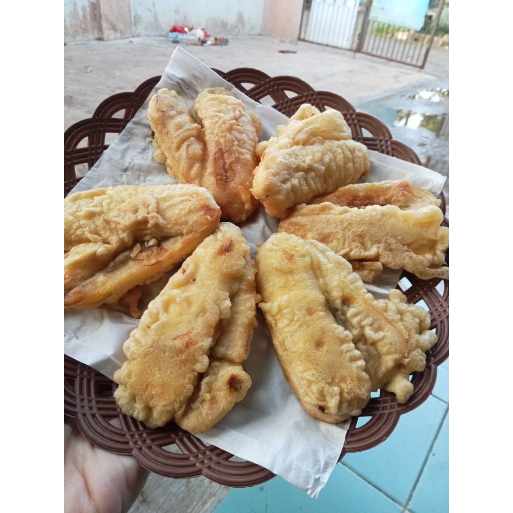 

pisang goreng, dr pisang kepok, goreng dadakan